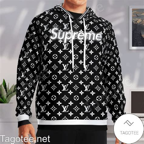 louis vuitton monogram printed shirt replica|authentic louis vuitton supreme hoodie.